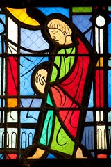 Naklejka na ściany i meble catholic stained glass