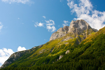 Carinthian mountain on border to Italy (Austria)