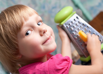 portrait of a little girl