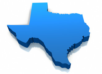 United States Texas Map Outline