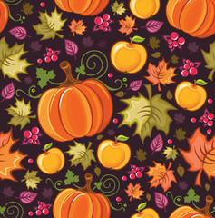 Harvest Seamless Pattern