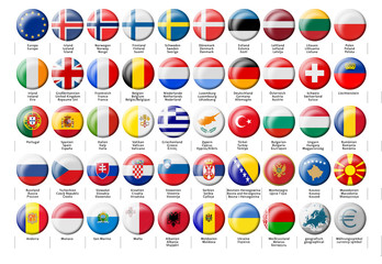 Europe-Buttons-Set-3D-round-mouseover-reflection