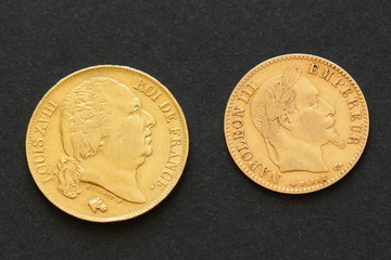 Deux pièces d'or