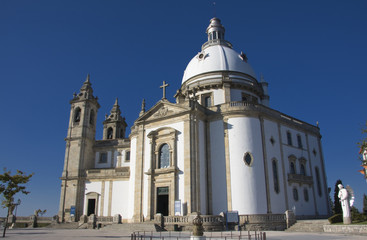 Basilic of Sameiro Braga, in the north of Portugal