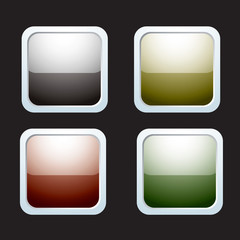 rounded reflective icons