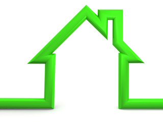 Fototapeta premium Icon Home