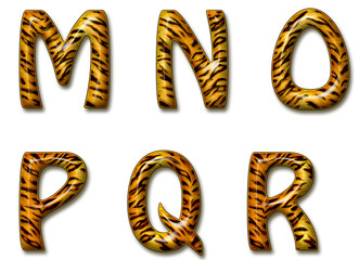 Tigers alphabet