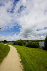 sand way around a lake