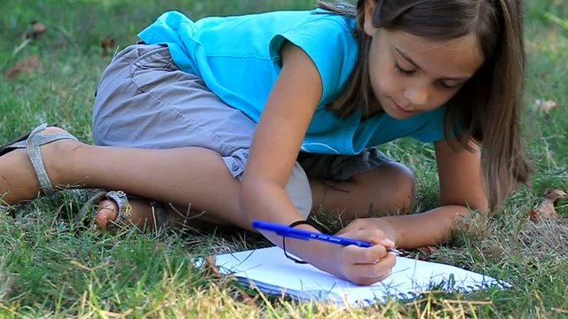 &eacute;crire dans le jardin