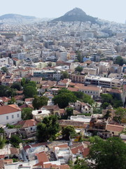 Obraz premium vue panoramique de la ville d'Athènes en Grèce