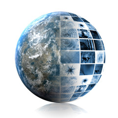 Blue Futuristic Technology