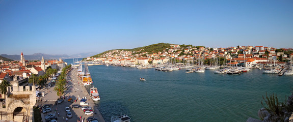 Panorama of Trogir in croatia