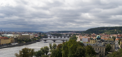 Fototapeta na wymiar Bridges of Prague