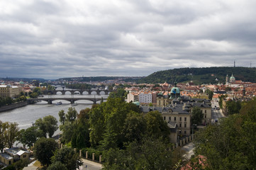 Fototapeta na wymiar Bridges of Prague
