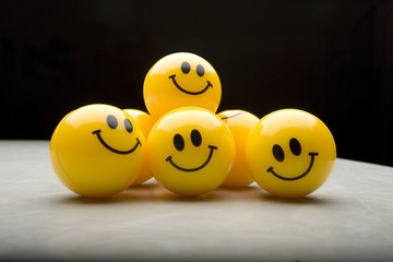 Smiley Faces in a Group