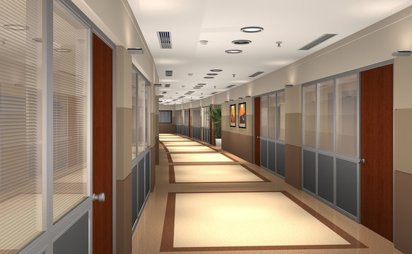 3D hallway