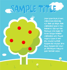 Happiness background. The place under the text is provided.