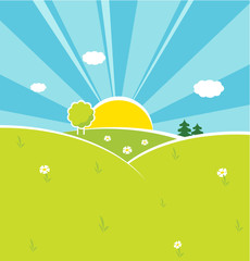 Fototapeta premium Happiness vector background.