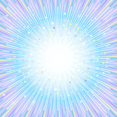Abstract  christmas pastel background with rays and stars