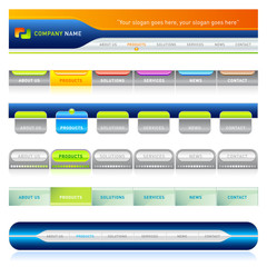 Clean, easy to edit web navigation templates 2