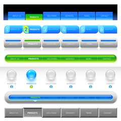 Clean, easy to edit web navigation templates 10