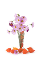 autumn bouquet in a glass