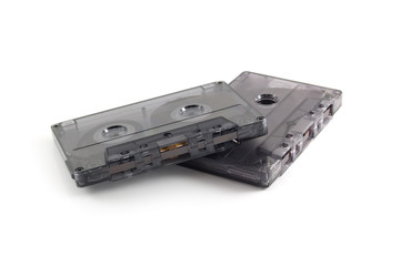two audio cassettes