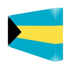 brique glassy avec drapeau bahamas