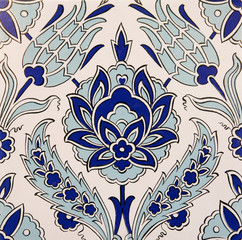 Turkish wall tile background