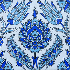 Turkish wall tile background