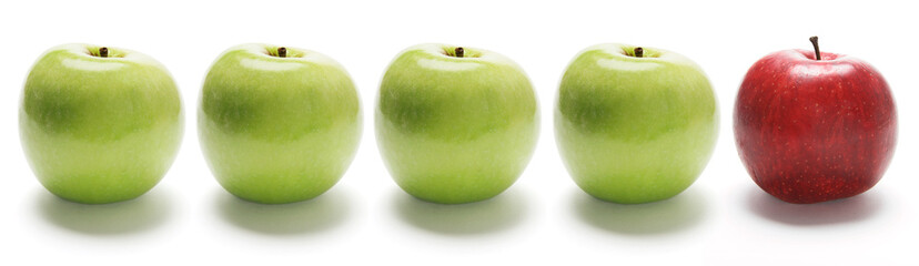 Row of Apples