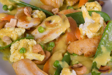 Hähnchen mit Nüssen