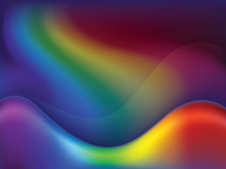 Abstract rainbow background