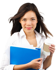 Fototapeta premium Young businesswoman