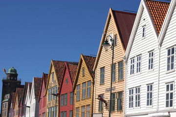Häuser in Bergen