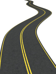 Obraz premium Infinity road