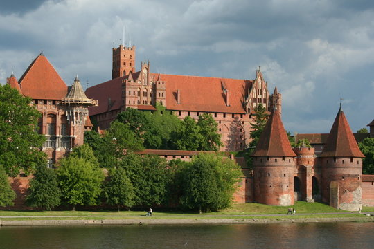 Castle Malbork In Poland