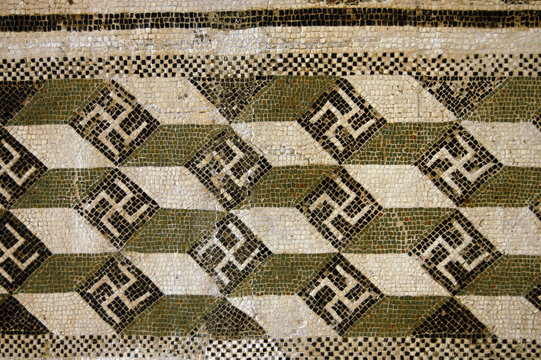 Svastiche - Mosaico - El Jem  Tunisia