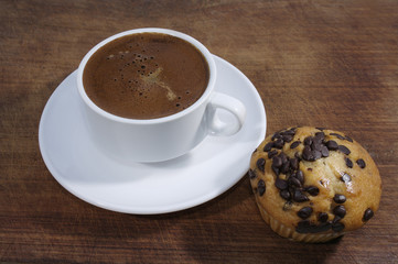 Coffee and muffin