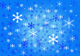 background with snowflake
