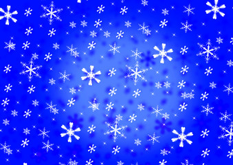 background with snowflake