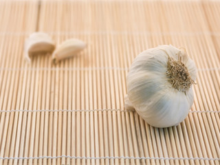 Garlic with cloves
