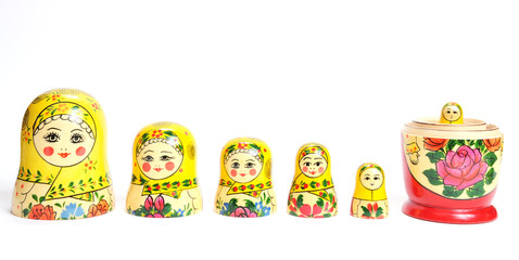 Matreshka line isolated