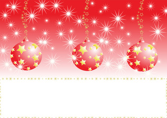 sfondo natalizio palline stelline