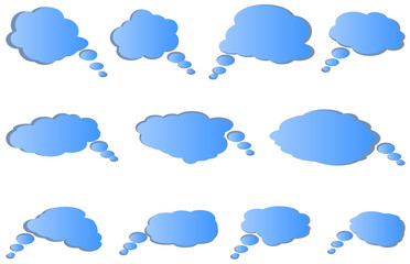 Illustration of communication bubbles