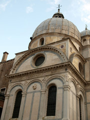 Fototapeta na wymiar Wenecja - Sankt Maria of Miracles.