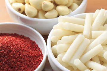 韓国料理の素材