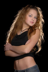 Fototapeta premium girl from R & B