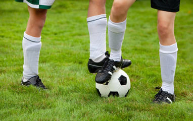 Fototapeta premium Soccer Players