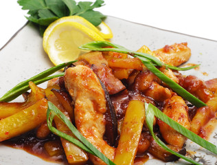 Japanese Cuisine - Chicken with Vegetables